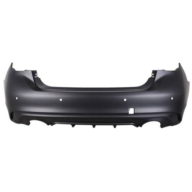 INFINITI Q50 REAR BUMPER COVER PRIMED (W/SENSOR) OEM#850226HH1H 2018-2024 PL#IN1100176