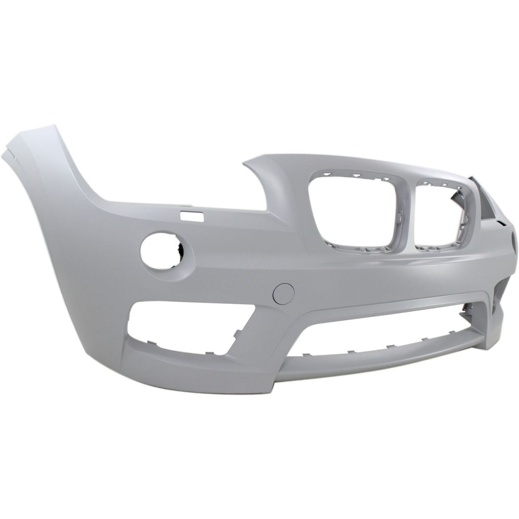 BMW BMW X1 FRONT BUMPER COVER PRIMED (W/ WASHER)(WO/SENSOR)(W/ M SPORT)(1PC) OEM#51118050464 2013-2015 PL#BM1000304