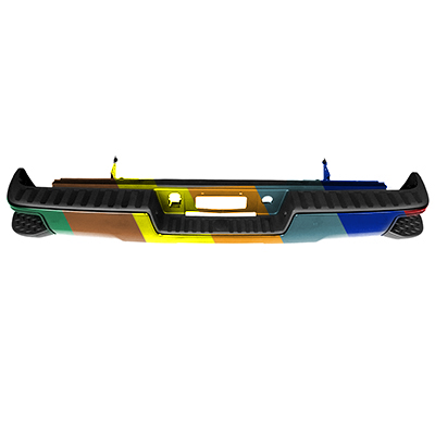 GM TRUCKS & VANS SILVERADO/PU 1500 (19 OLD STYLE) REAR STEP BMP ASSY BLACK (WO/SENSOR(W/CORNER STEP) OEM#84077954 2014-2018 PL#GM1103177