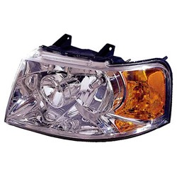 FORD TRUCKS & VANS EXPEDITION HEAD LAMP ASSY LEFT (Driver Side) (CHROME) OEM#6L1Z13008BA 2003-2006 PL#FO2502181