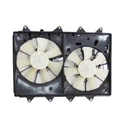 MAZDA CX-9 RADIATOR & A/C FAN ASSEMBLY (WO/TOW PKG)(W/MODULE)(DUAL FAN) OEM#CA2615025 2010-2015 PL#MA3115155