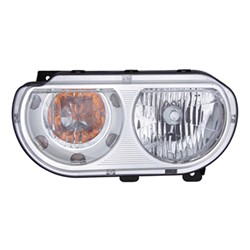 DODGE CHALLENGER HEAD LAMP ASSEMBLY LEFT (Driver Side) (HALOGEN) **CAPA** OEM#5028777AA 2008-2014 PL#CH2518137C