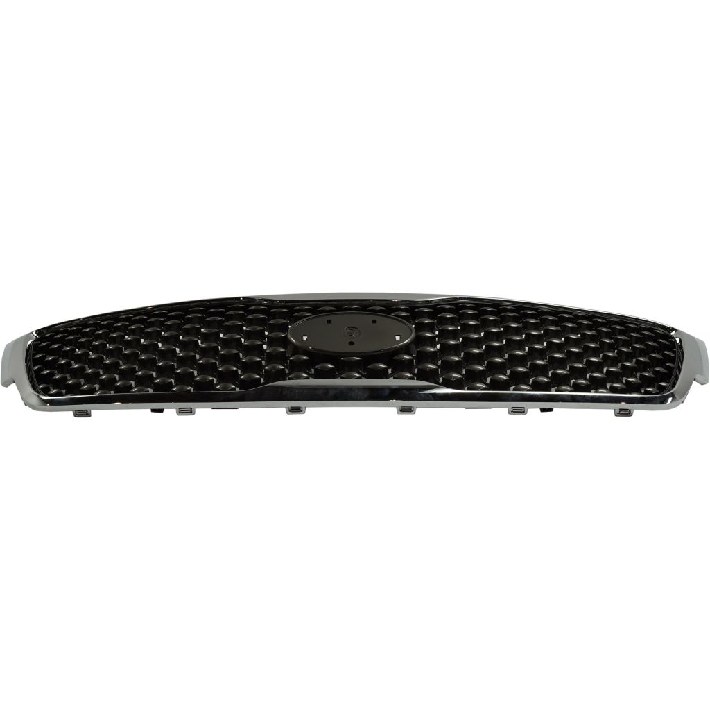 KIA SORENTO GRILLE ASSY D-GRAY/CHROME FRAME (W/LED FOG LAMP)(WO/CAMERA) OEM#86380C6010MS5 2016-2018 PL#KI1200199