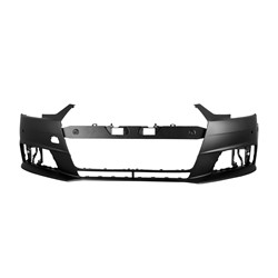 AUDI A4 SEDAN FRONT BUMPER COVER PRIMED (WO/WASHER)(W/2 SENSOR)(WO/S-LINE)**CAPA** OEM#8W0807065NGRU 2017-2018 PL#AU1000236C