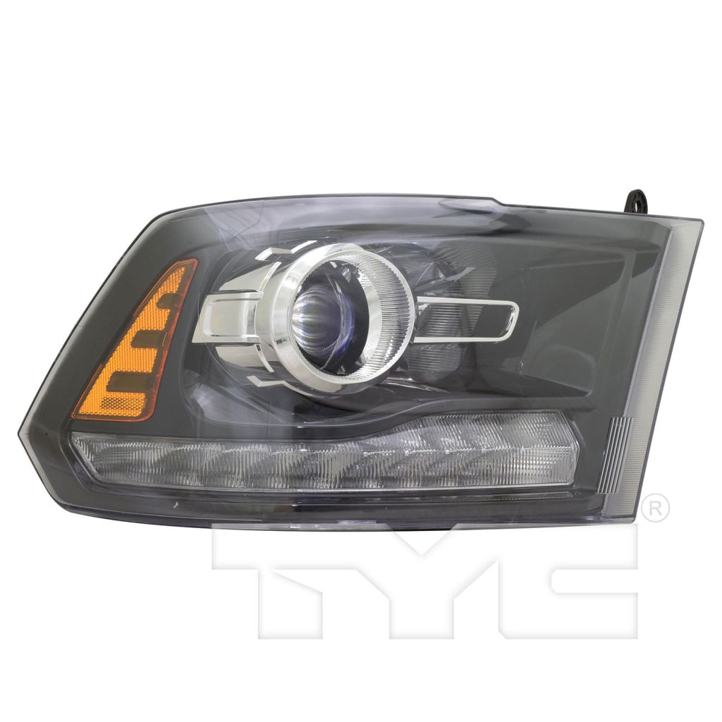 DODGE TRUCKS & VANS DODGE/PU (R1500) HEAD LAMP RIGHT (Passenger Side) (W/PROJECTOR)(BLK BEZEL)**CAPA** OEM#68324932AD 2016-2022 PL#CH2503289C