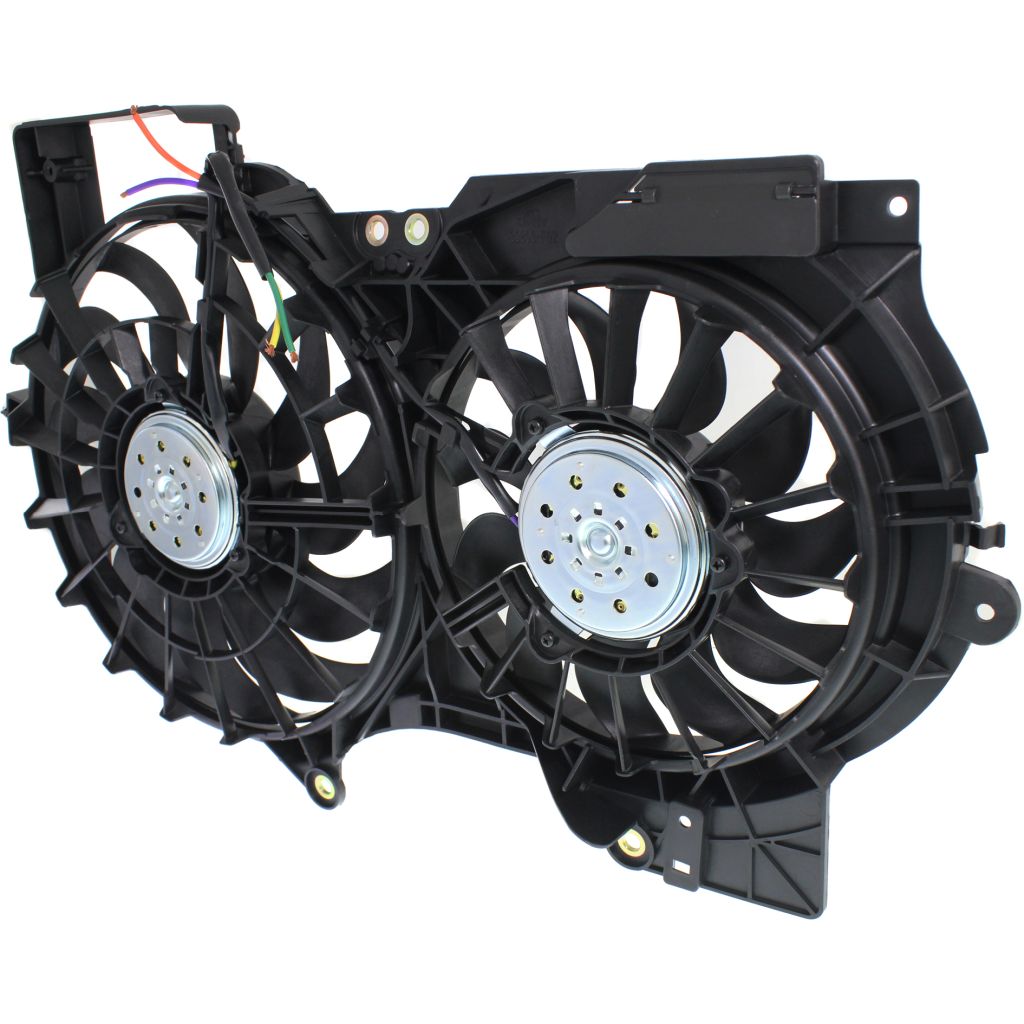AUDI A6 SEDAN /WAGON RADIATOR & A/C FAN ASSEMBLY 3.0/3.2L (WO/MODULE) OEM#4F0121207A-PFM 2005-2011 PL#AU3115109