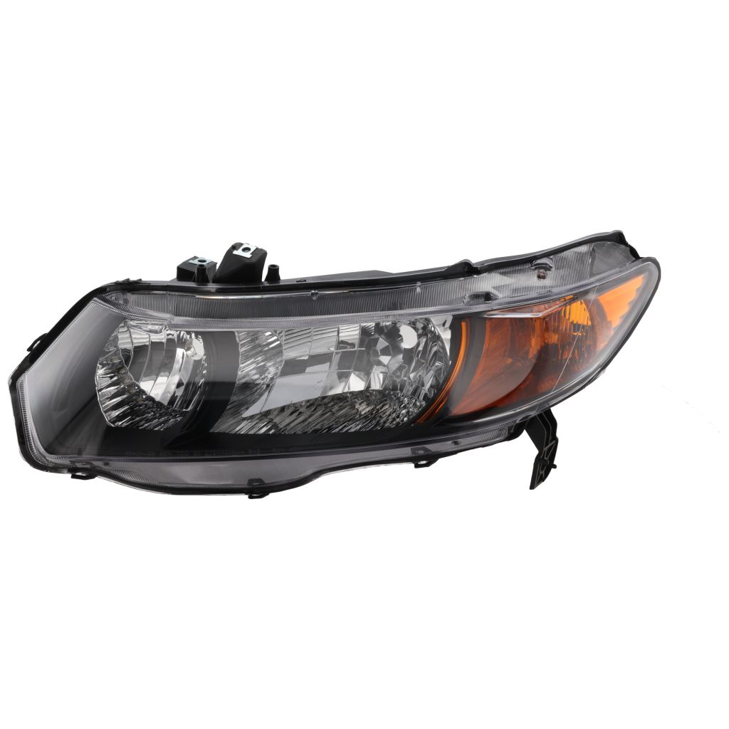 HONDA CIVIC COUPE HEAD LAMP LEFT (Driver Side) (Exc Si)(AMBER SIGN LENS) OEM#33151SVAA01 2006-2008 PL#HO2518111