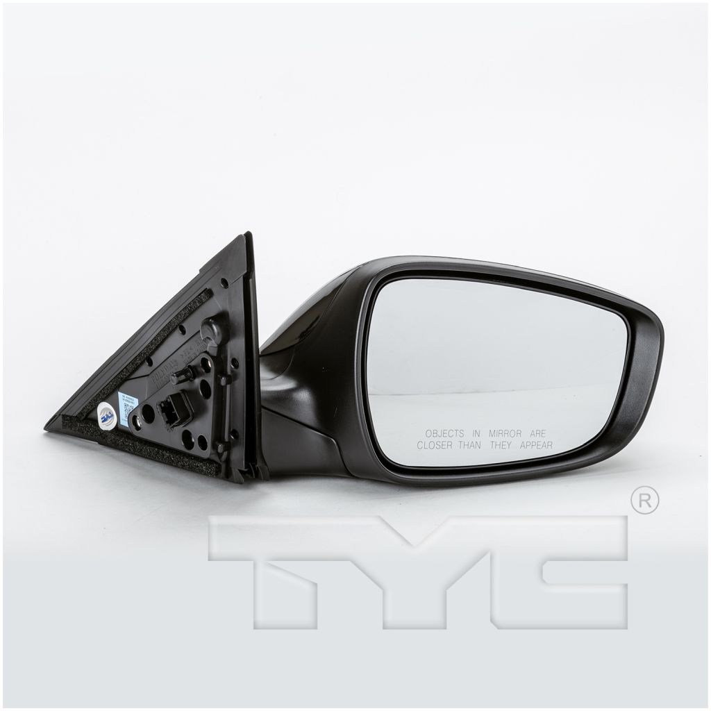 HYUNDAI VELOSTER DOOR MIRROR RIGHT (Passenger Side) PWR/HTD(WO/SIGNAL)(TEXT BASE) OEM#876202V310 2012-2017 PL#HY1321185