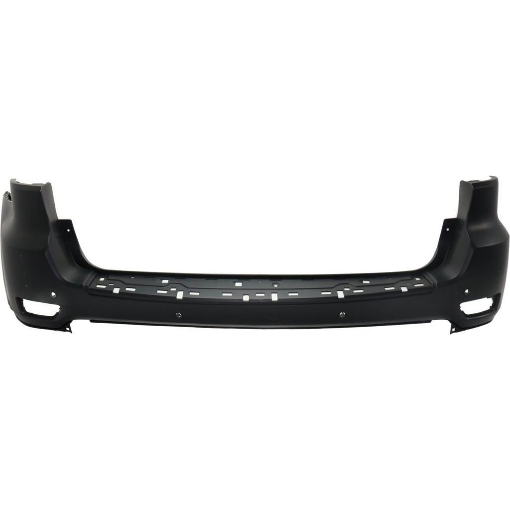 JEEPVEHICLE GRAND CHEROKEE / GRAND CHEROKEE WK REAR BUMPER COVER PRIMED (W/4 PK SENSOR)(W/BSD)(LAR/LTD/OVERL/ALT/UPLA/TRAIL/75th ED) OEM#68310168AB 2016-2022 PL#CH1100A26