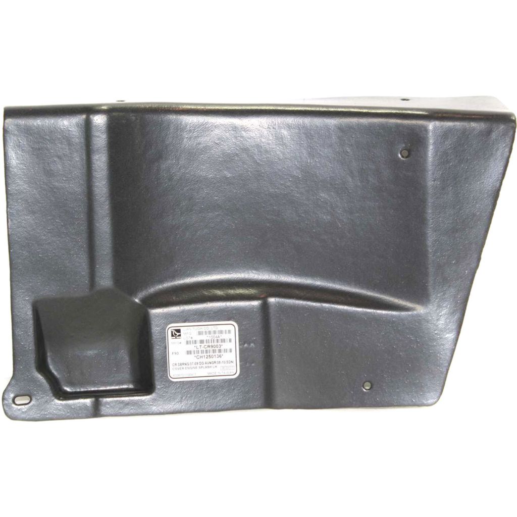 2007-2010 CHRYSLER / DODGE Fender splash shield Left Driver Side OEM# 5116174AA PL# CH1250136