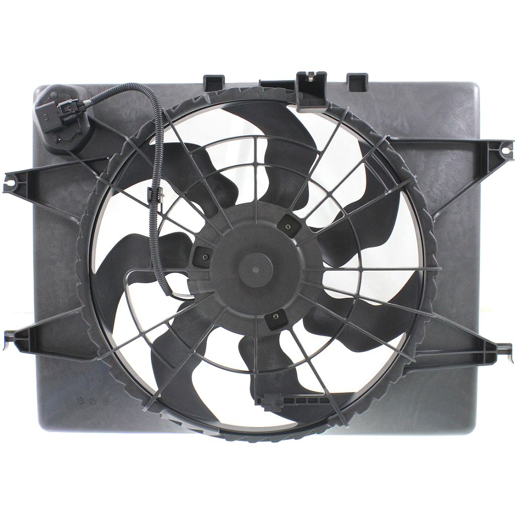 KIA OPTIMA RADIATOR & A/C FAN ASSEMBLY (2.4L)(SINGLE FAN) OEM#253803R170 2011-2013 PL#KI3115136