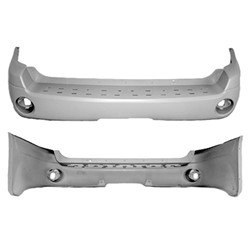 GM TRUCKS & VANS ENVOY (EXC XUV) REAR BUMPER COVER PRIMED (W/O Denali Pkg) OEM#12335703 2002-2009 PL#GM1100628