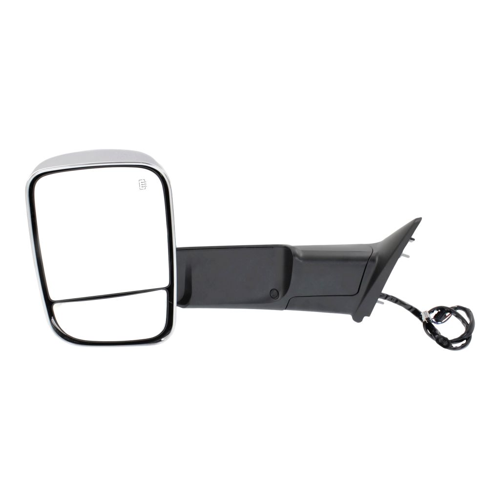DODGE TRUCKS & VANS DODGE/PU (R2500/3500) DOOR MIRROR LEFT (Driver Side) PWR/HTD/SIGNAL/PUDDLE/MEMORY/PWR-FOLD(CHROME)(TOW TYPE) OEM#68416903AC 2015-2018 PL#CH1320398