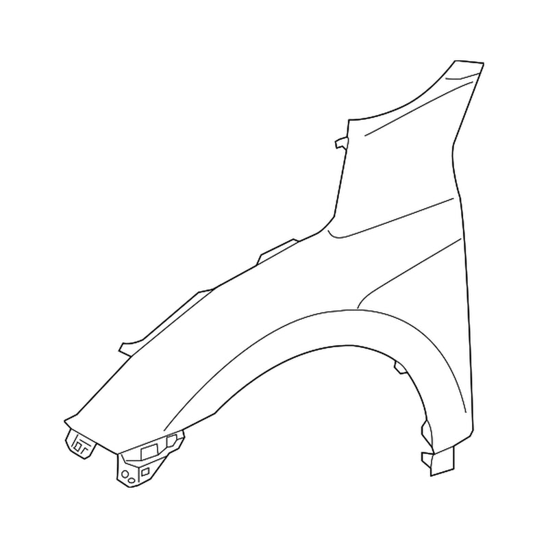 HONDA CIVIC HATCHBACK (EXC TYPE R) FENDER LEFT (Driver Side) OEM#60261TGGA00ZZ 2017-2021 PL#HO1240195