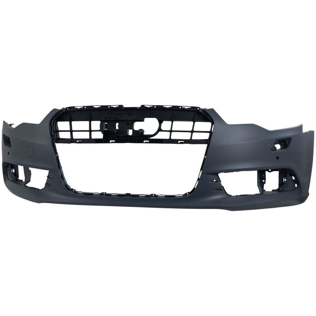 AUDI A6 SEDAN FRONT BUMPER COVER PRIMED (W/PK SENSOR)(WO/PK ASSIST)(WO/S-LINE) OEM#4G0807065AGRU 2012-2015 PL#AU1000208