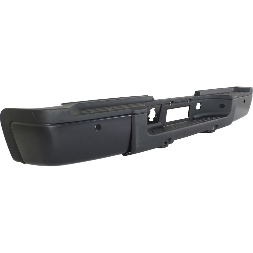 GM TRUCKS & VANS SILVERADO/PU 2500/3500 STEP BUMPER ASSY BLACK(W/DUAL WHEEL)(W/SENSOR) OEM#20899965-PFM 2007-2010 PL#GM1103155