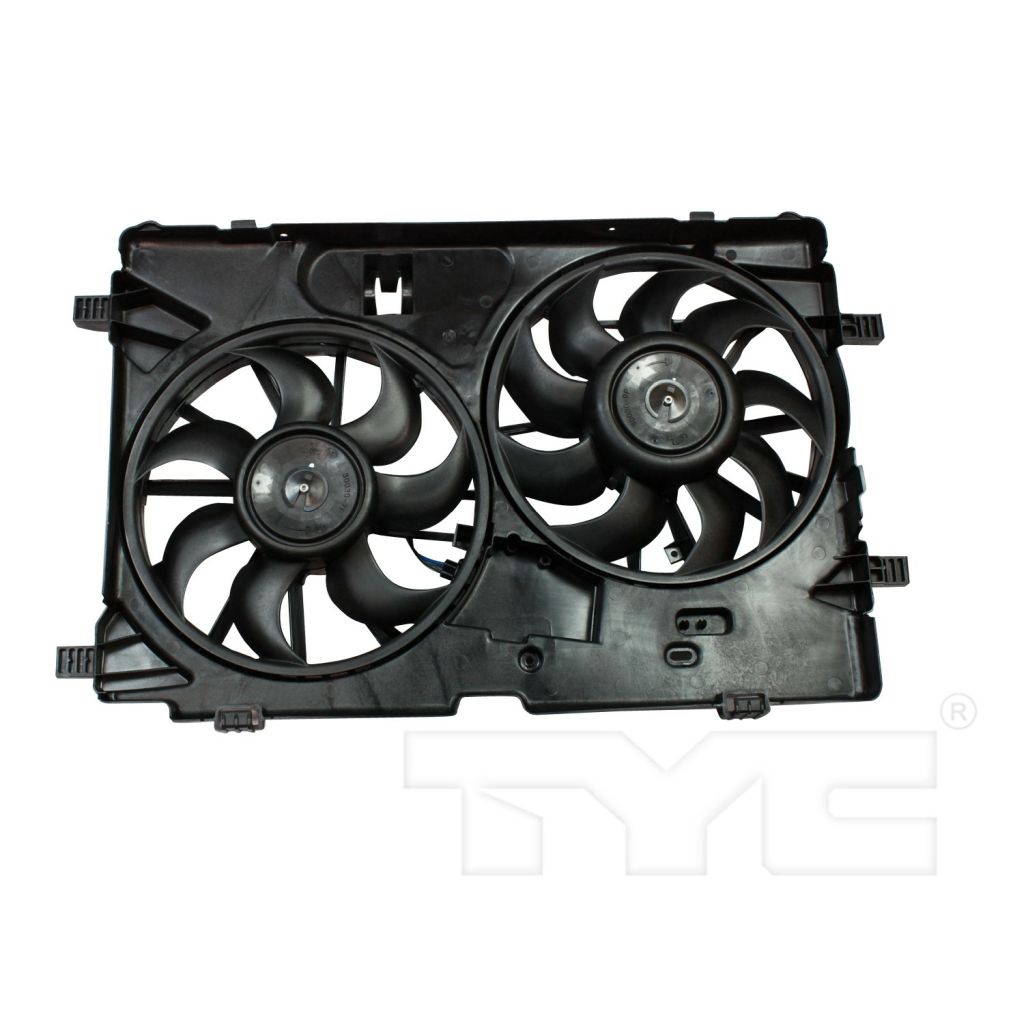 LINCOLN MKZ RADIATOR & A/C FAN ASSEMBLY (DUAL FAN)(3.5L) OEM#9E5Z8C607C 2010-2012 PL#FO3115181