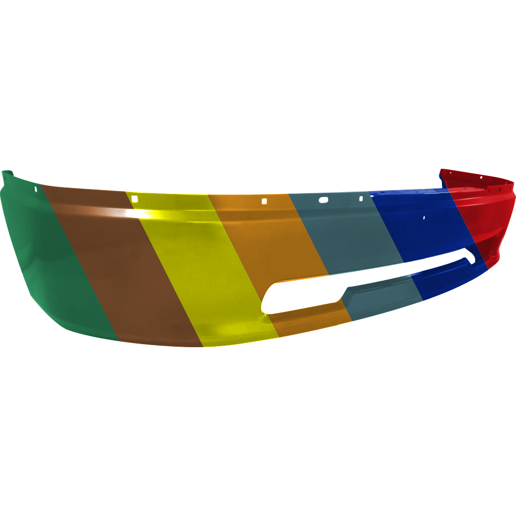 DODGE TRUCKS & VANS DODGE/PU (R1500) FRONT BUMPER PTD (WO/FOG)(WO/SPORT PKG) OEM#68206066AA 2009-2012 PL#CH1002385