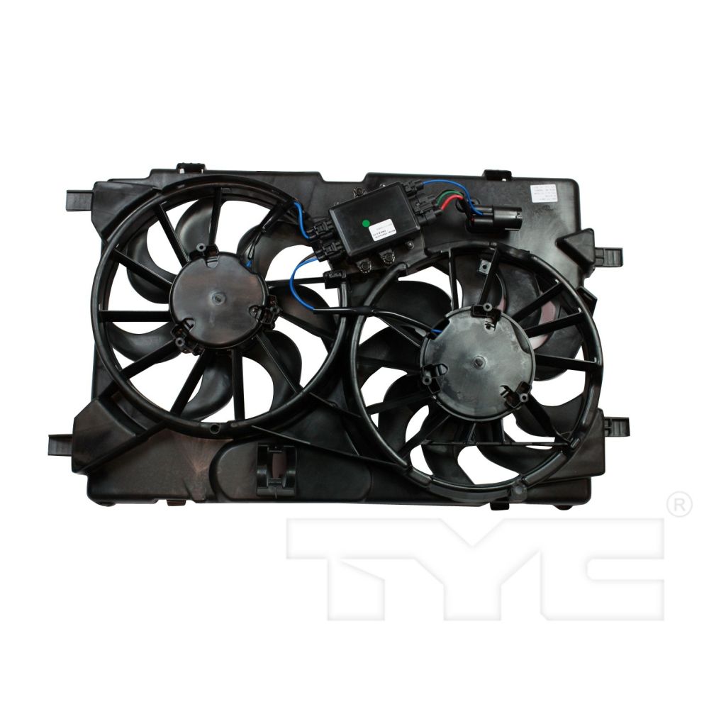 LINCOLN MKZ RADIATOR & A/C FAN ASSEMBLY (DUAL FAN)(3.5L) OEM#9E5Z8C607C 2010-2012 PL#FO3115181
