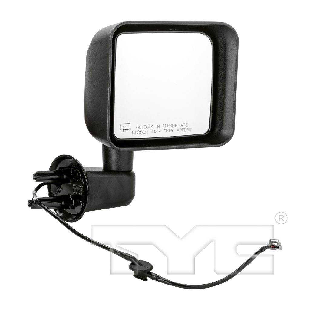 JEEP WRANGLER (JK) DOOR MIRROR RIGHT (Passenger Side) POWER HTD (FOLDING) OEM#68229612AA 2014 PL#CH1321372