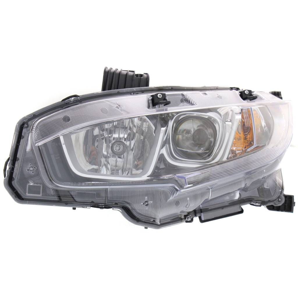 HONDA CIVIC HATCHBACK (EXC TYPE R) HEAD LAMP ASSEMBLY LEFT (Driver Side) (HALOGEN) OEM#33150TBAA01 2017-2019 PL#HO2502173