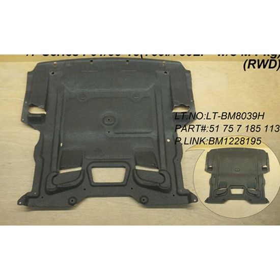BMW BMW 5 SERIES SEDAN FRONT SPLASH SHIELD RWD (ENG UNDER CVR) OEM#51757185113 2011-2016 PL#BM1228195