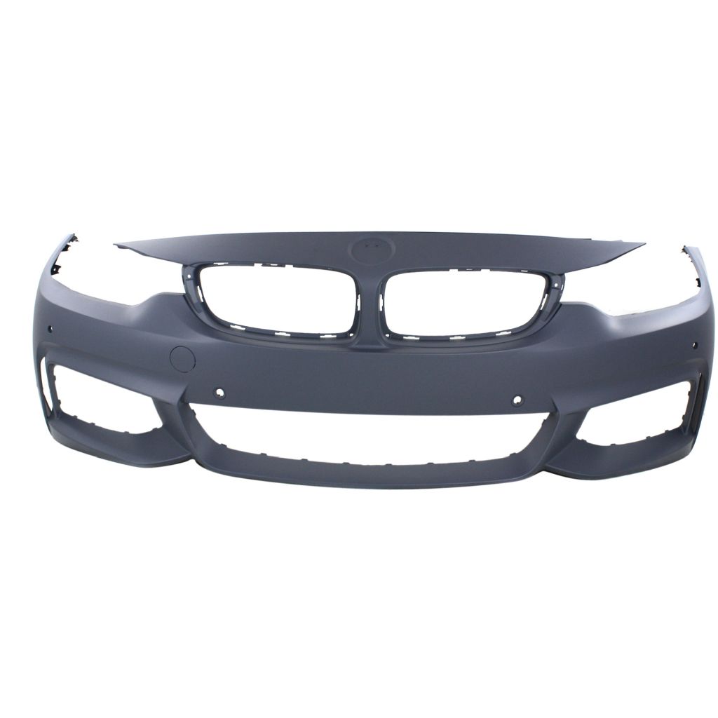 BMW BMW 4 (4DOORS/GRAN COUPE) FRONT BUMPER COVER PRIMED (W/M SPORT) WO/WASHER W/ PK SENSOR W/PK ASSIST W/CAMERA OEM#51118061929 2015-2020 PL#BM1000340