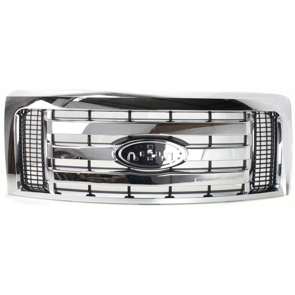 FORD TRUCKS & VANS FORD/PU (F150)(EXC SVT RAPTOR) GRILLE CHROME (3 BAR)(XLT MDL) OEM#9L3Z8200D 2009-2012 PL#FO1200511