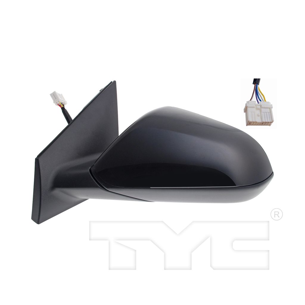 HYUNDAI SONATA DOOR MIRROR LEFT (Driver Side) PWR/N-HTD (W/BSD)(WO/MEMORY)(MAN-FOLD) OEM#87610C2620 2018-2019 PL#HY1320237