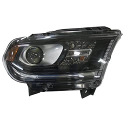 DODGE TRUCKS & VANS DURANGO HEAD LAMP ASSEMBLY RIGHT (Passenger Side) (HALOGEN)(WO/LED DRL)(BLK BEZEL)**CAPA** OEM#68299134AD 2016-2020 PL#CH2503302C