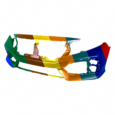 HONDA CIVIC HATCHBACK (EXC TYPE R) FRONT BUMPER COVER PRIMED **CAPA** OEM#04711TGGA50ZZ 2020-2021 PL#HO1000324C