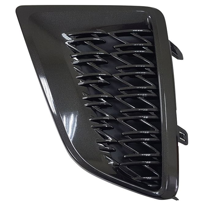 LEXUS RX 350/350L FRONT BUMPER OUTR GRILLE LEFT (Driver Side) PTD-BLACK (F-SPORT) OEM#531280E060 2020-2022 PL#LX1038145