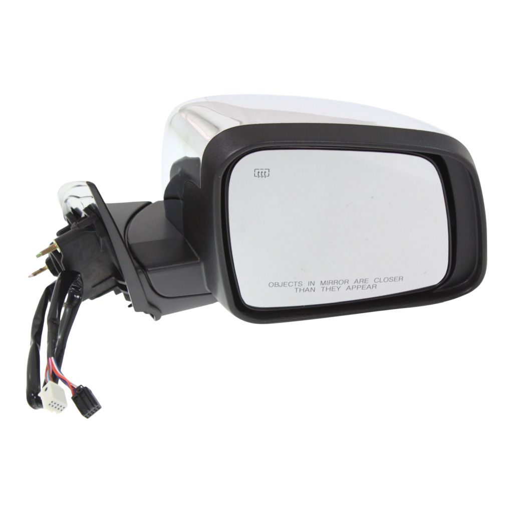 DODGE TRUCKS & VANS DURANGO DOOR MIRROR RIGHT (Passenger Side) PWR/HTD/SIGNAL (CHR)(WO/BLIND SPOT DET) OEM#68237572AF 2014-2022 PL#CH1321377