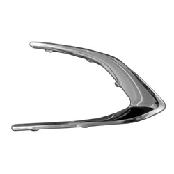 CHEVROLET CRUZE HATCHBACK FOG LAMP COVER MLDG RIGHT (Passenger Side) CHROME (WO/RS PKG) OEM#42662739 2019 PL#GM1039237