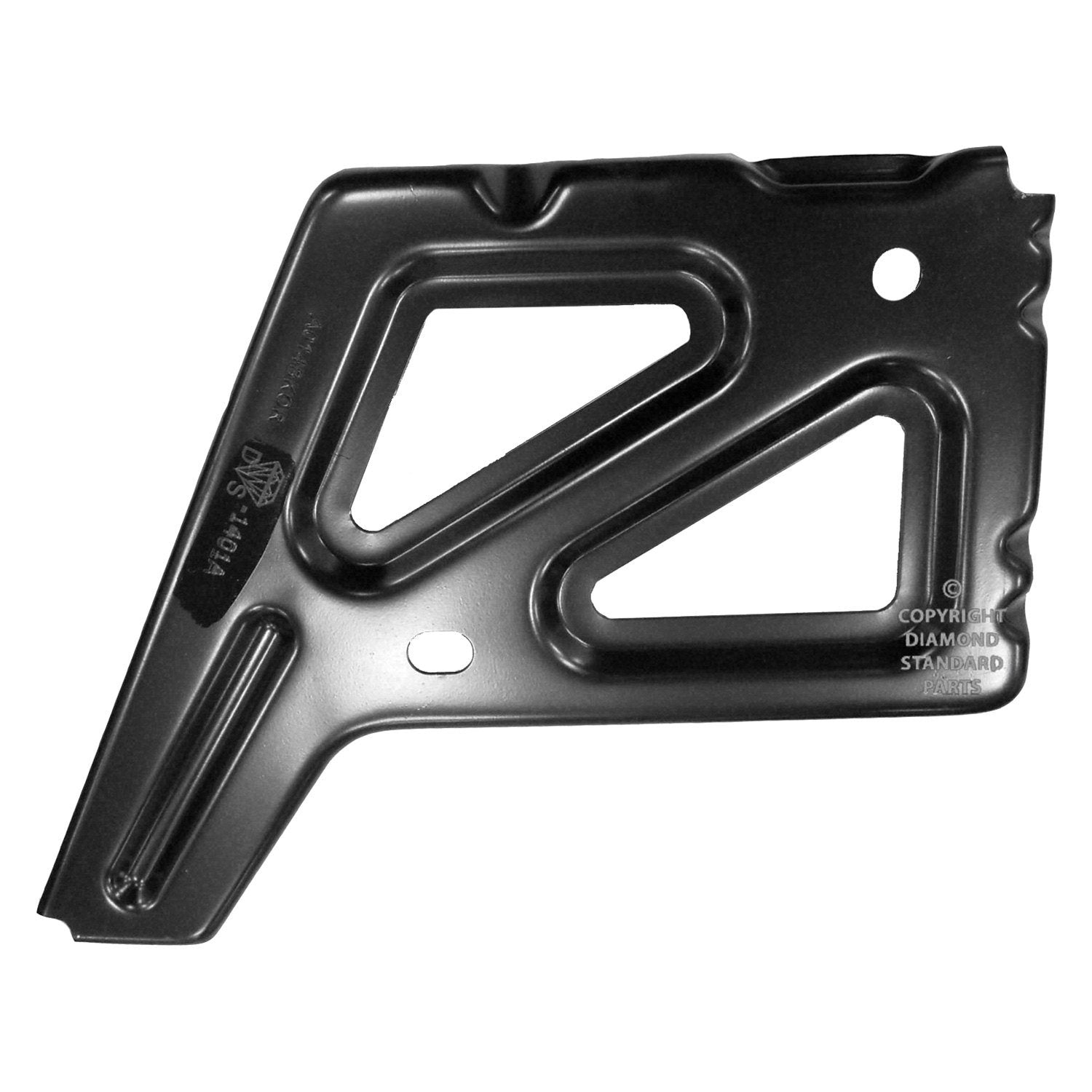 GM TRUCKS & VANS SIERRA/PU 1500 (19 OLD STYLE) REAR BUMPER BAR BRACKET RIGHT (Passenger Side) (WO/CORNER STEP) OEM#23108160 2014-2019 PL#GM1167128