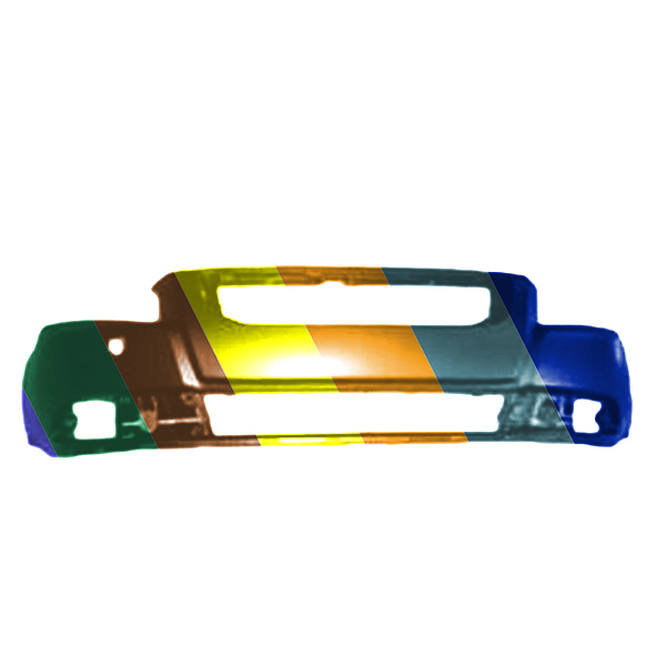 VOLVO VOLVO S40 (New Style) FRONT BUMPER COVER PRIMED (W/O HEAD LAMP Washer) OEM#398862573 2008-2011 PL#VO1000162