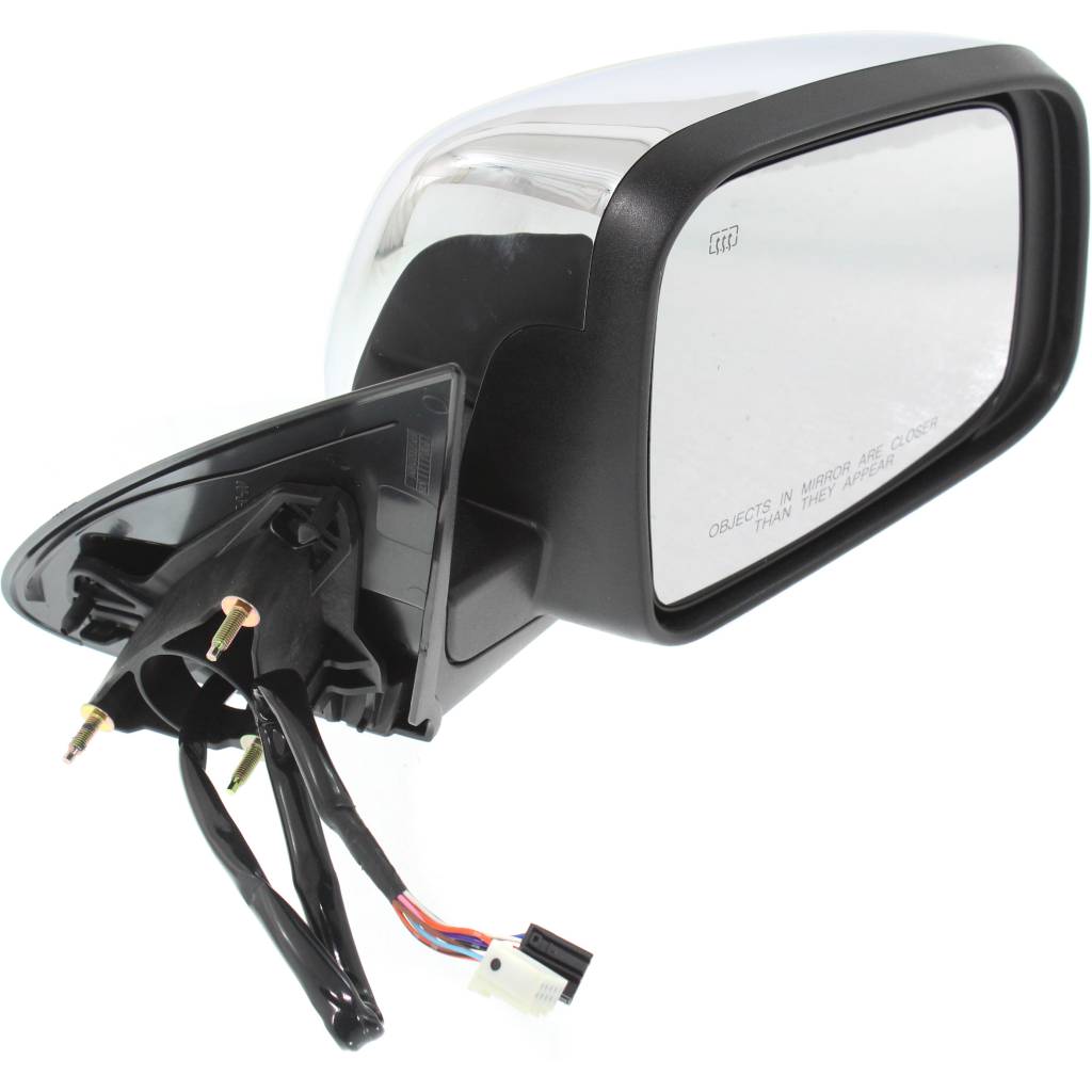 DODGE TRUCKS & VANS DURANGO DOOR MIRROR RIGHT (Passenger Side) PWR/HTD/SIGNAL (CHR)(WO/BLIND SPOT DET) OEM#68237572AF 2014-2022 PL#CH1321377