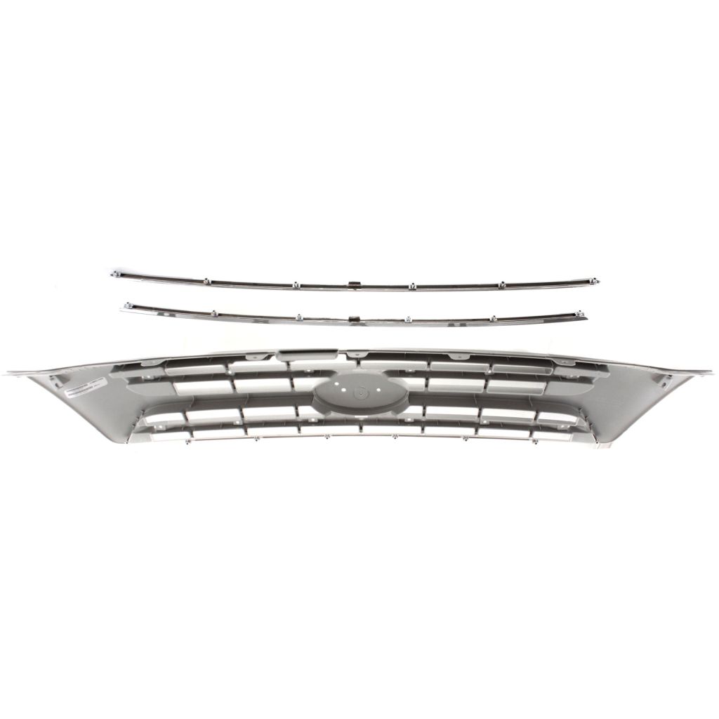 KIA SEDONA MINIVAN GRILLE ASSEMBLY PTD/CHR MOLDING OEM#863504D001 2006-2010 PL#KI1200137