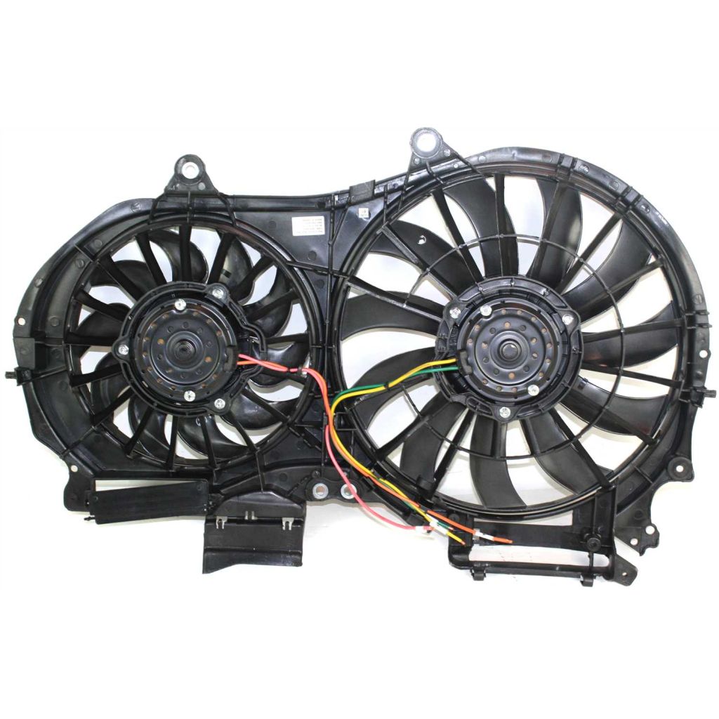 AUDI A4 CONVERTIBLE RADIATOR & A/C FAN ASSY (3.0L)(DUAL FAN) OEM#8E0121207J-PFM 2003-2006 PL#AU3115108