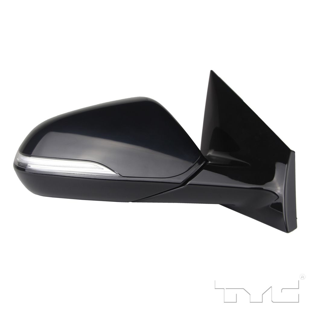HYUNDAI SONATA DOOR MIRROR RIGHT (Passenger Side) PWR/HTD/SIGNAL (W/BSD)(WO/MEMORY)(GLOSS-BLACK BASE/PRM CVR) OEM#87620C2060 2015-2017 PL#HY1321228