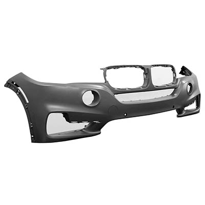 BMW BMW X5 HYBRID (40e) FRONT BUMPER COVER PRIMED (WO/HL WASH)(W/2 SENSOR)(W0/SURND VIEW)(WO/M SPT) OEM#51117378597 2016-2018 PL#BM1000471