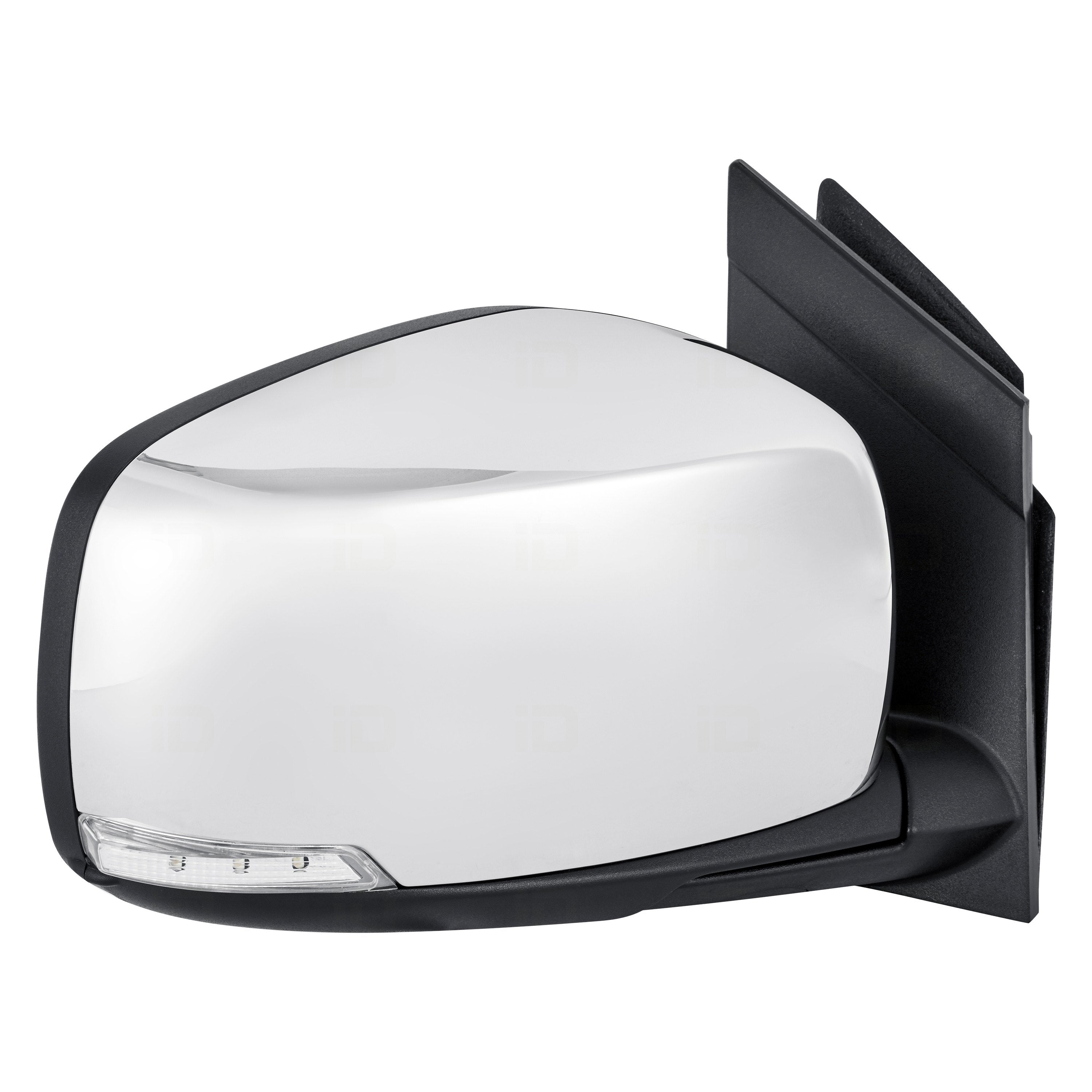 DODGE TRUCKS & VANS GRAND CARAVAN DOOR MIRROR RIGHT (Passenger Side) PWR/HTD/SIGNAL/PWR-FOLD (WO/SIDE OBJECT)(CHR CVR) OEM#5113350AN (P) 2008-2016 PL#CH1321386