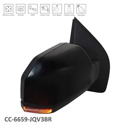 FORD TRUCKS & VANS FORD/PU (F150)(EXC RAPTOR) DOOR MIRROR RIGHT (Passenger Side) PWR/HTD/SIGNAL/PUDDLE/MEMORY/P-FOLD(W/BSD)(W/SPOT LAMP)(STD)(PT OEM#FL3Z17682MCPTM 2015-2017 PL#FO1321533