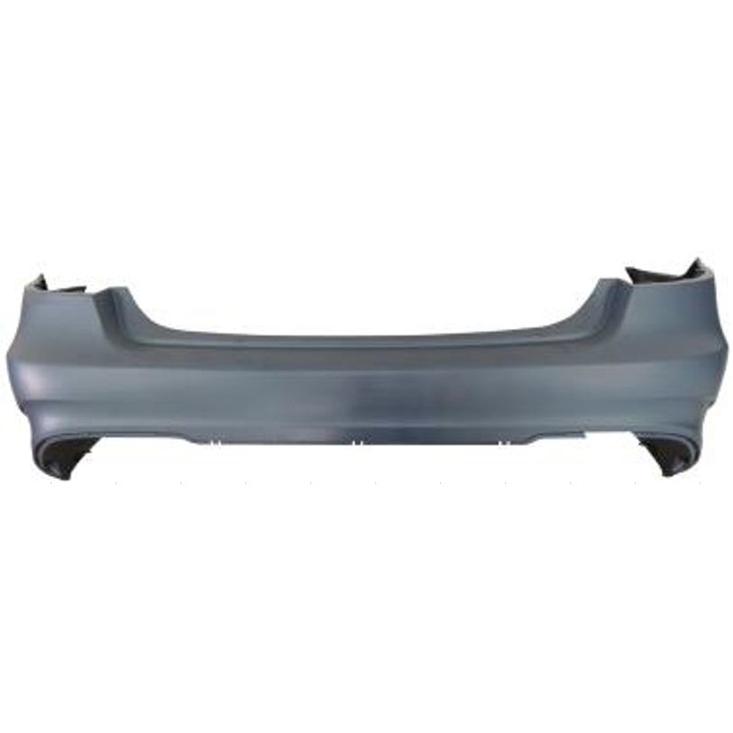 MERCEDES-BENZ E-CLASS HYBRID (E400) REAR BUMPER COVER PRIMED (WO/SENSOR) (W/AMG) OEM#21288534389999 2014-2015 PL#MB1100332