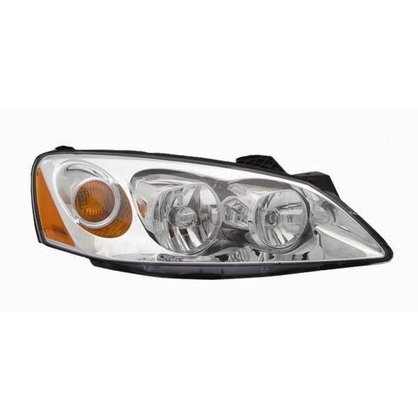 PONTIAC G6 HEAD LAMP ASSEMBLY RIGHT (Passenger Side) (EXC GXP)(YELLOW SIGNAL) OEM#20821144 2005-2009 PL#GM2503255