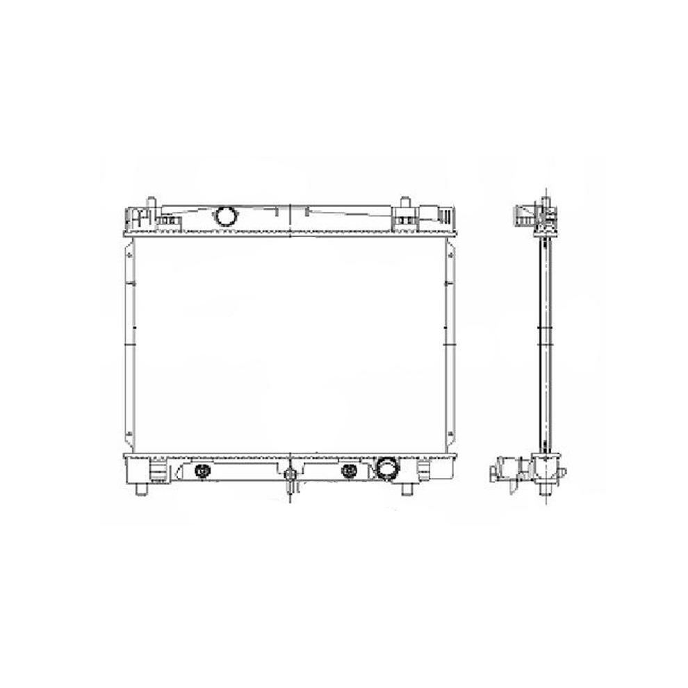 TOYOTA YARIS HATCHBACK(5DOORS) RADIATOR 1.5/L4 A/MT 1R PA OEM#1640021371 2012-2019 PL#TO3010306