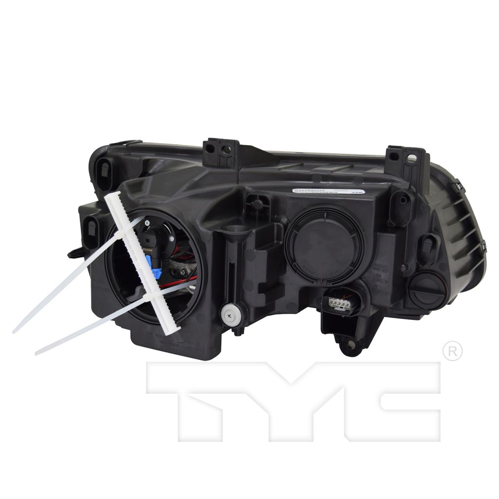 CHRYSLER 300 HEAD LAMP ASSEMBLY LEFT (Driver Side) (HALOGEN)(BLK BEZEL)**CAPA** OEM#68085417AF 2012-2014 PL#CH2502235C