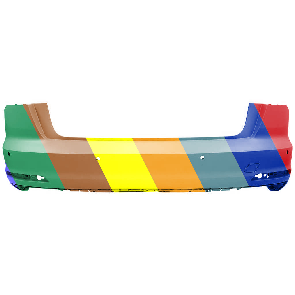 AUDI A6 SEDAN REAR BUMPER COVER PRIMED (WO/PARALLEL PK ASSIST)(WO/S-LINE) OEM#4K5807067AGRU 2019-2023 PL#AU1100258