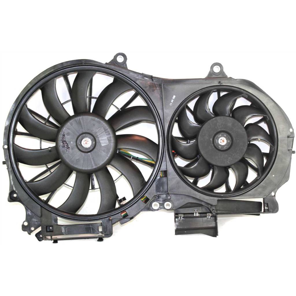 AUDI A4 CONVERTIBLE RADIATOR & A/C FAN ASSY (3.0L)(DUAL FAN) OEM#8E0121207J-PFM 2003-2006 PL#AU3115108
