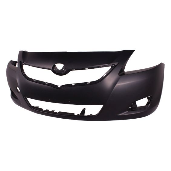 TOYOTA YARIS SEDAN FRONT BUMPER COVER PRIMED (W/O SPOILER) OEM#5211952934 2007-2012 PL#TO1000321